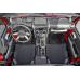 Interior Trim Kit, Brushed Silver, 07-10 Jeep Wrangler Unlimited (JK)