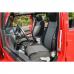 Neoprene Front Seat Covers, Black & Gray, 07-10 Jeep Wrangler